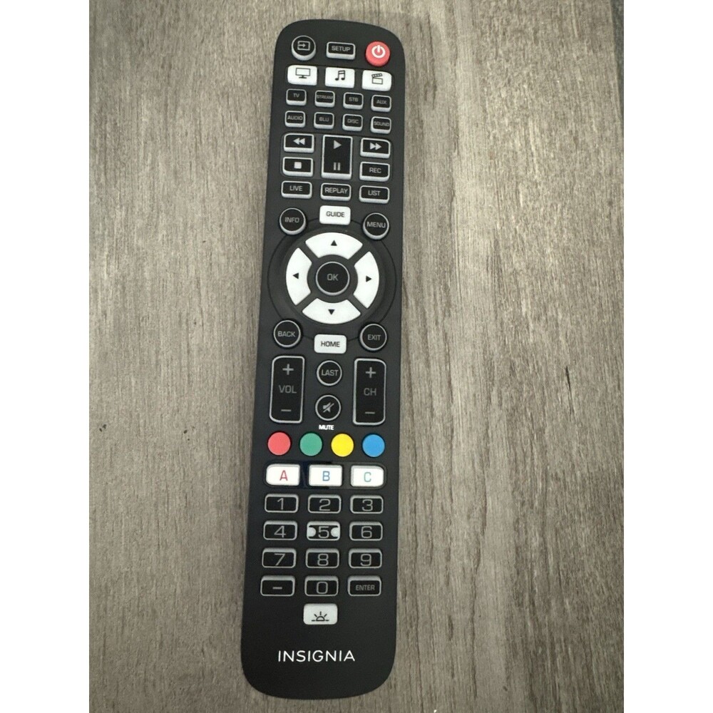 Insignia 3 Device Backlit Universal Remote Control NS-